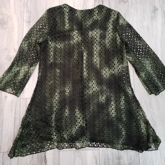 (1)Initiatives Dark Green Top Womans Size S - Picture 2 of 7